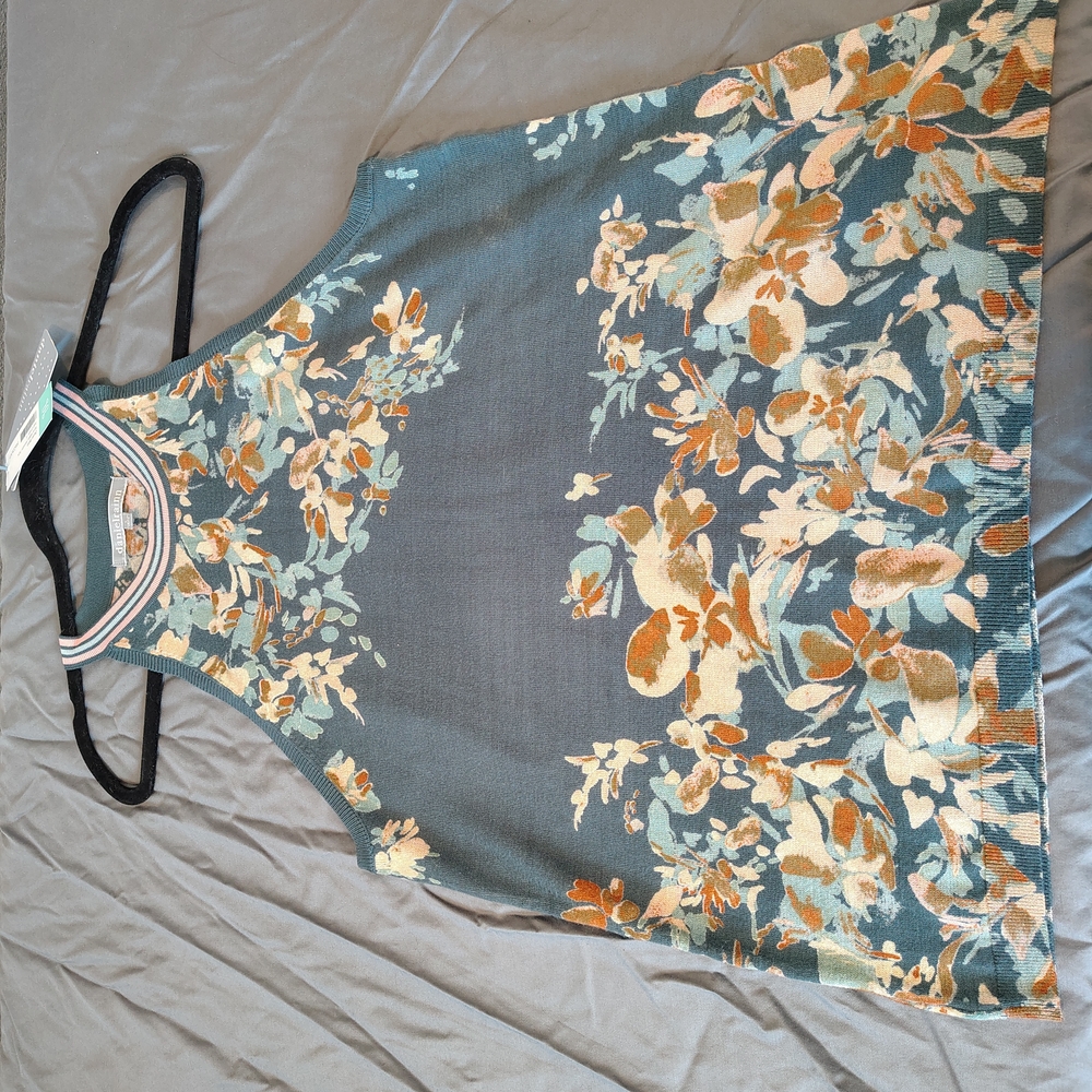 Daniel Rainn Teal Green Sweater Tank